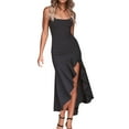 thumbnail image 1 of Dresses For Women 2024 Summer Casual Loose Sleeveless Spaghetti Strap Asymmetric Tiered Beach Maxi Long Dress Tshirt Sundress Boho Tank Dress, 1 of 9