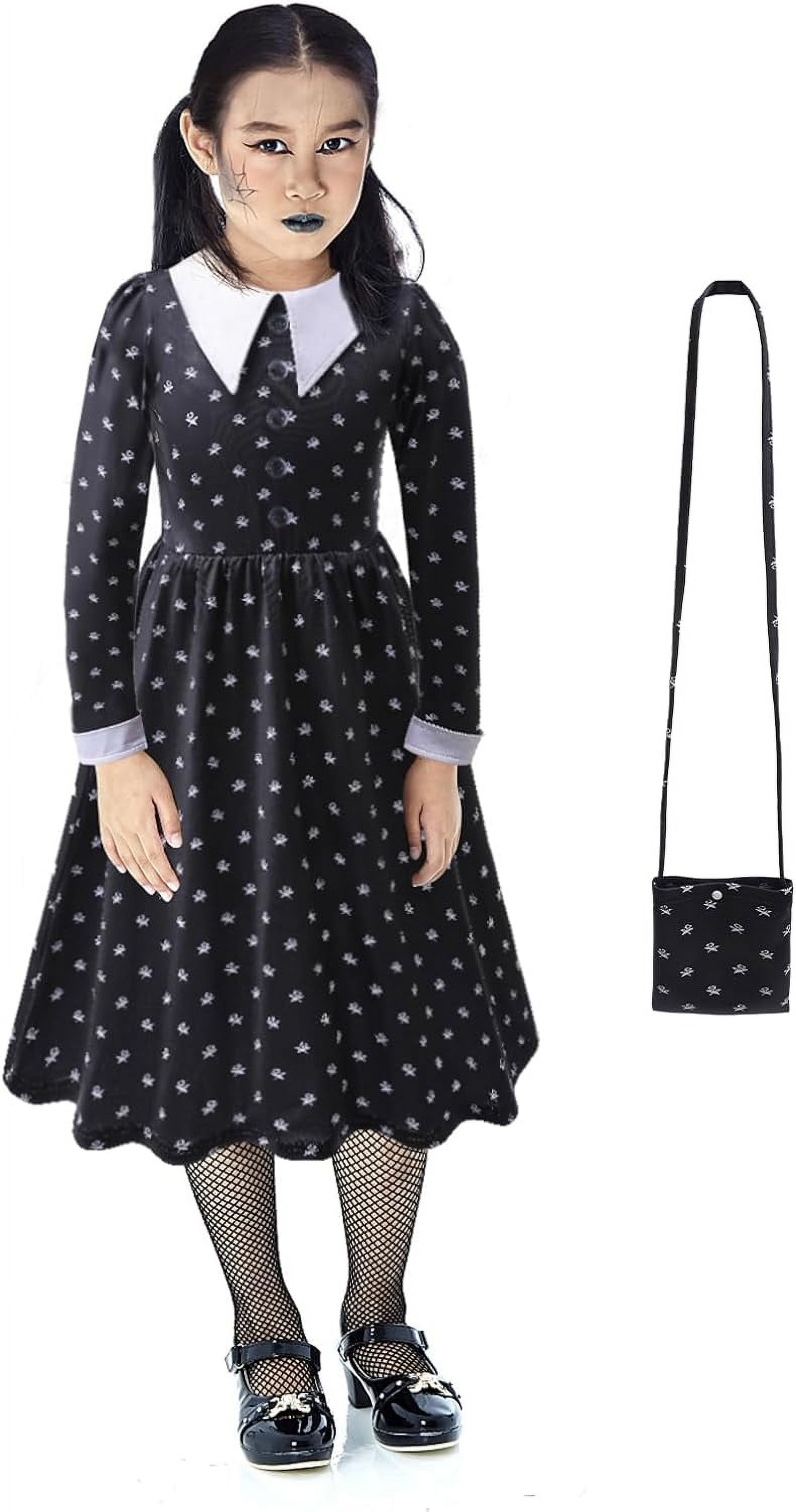 Dresses Girls Kids Family Cosplay Costumes College Uniforms Dance Dresses Costumes Wednesday