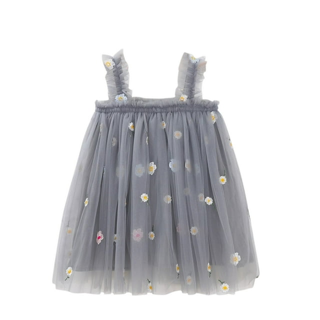 Dresses Party Tulle Layered 16Y Beach Casual Birthday Princess Dress ...