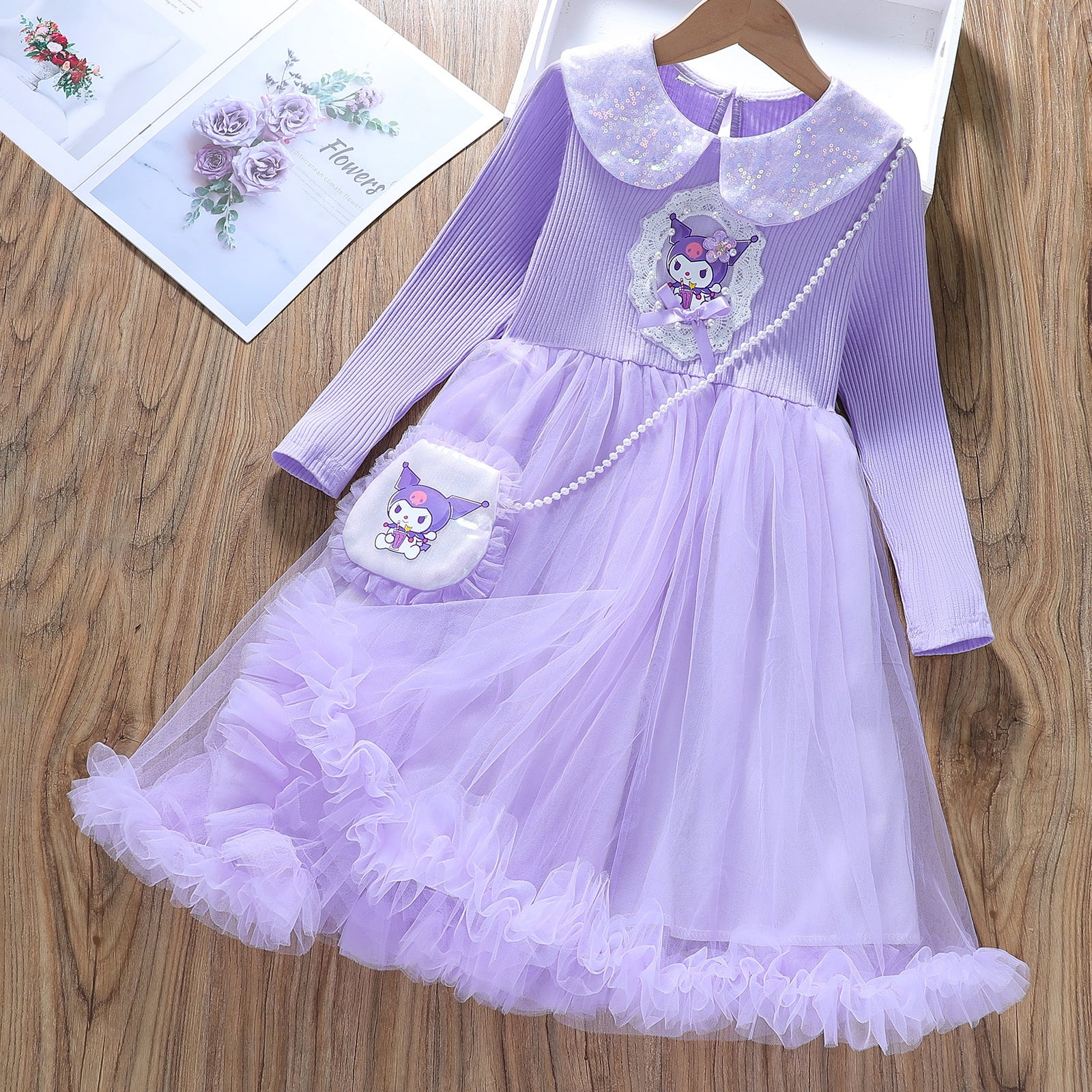 Dresses Sanrio Kuromi Long Sleeve Princess Clothes Walmart com Dresses Sanrio Kuromi Long Sleeve Princess Clothes Walmart com
