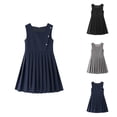 thumbnail image 1 of Dresses for Teen Girls Formal Dresses for Girls Girls Dresses Casual Summer Outfit Ruffled A Line Sleeveless Dress For Kids Toddler Teens Everyday Wear, 1 of 3