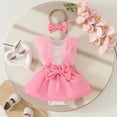 thumbnail image 1 of Dresses for Baby Girls Cute Pattern Embroider Girls Tulle Dress Romper Long Sleeve Bodysuit Funny Baby Clothes Baby Girl Outfit for 9-12 Months, 1 of 4
