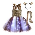 thumbnail image 1 of Dresses for Cute Girls Glow In The Dark With Illuminating Party Tutu Formal Party Dress Size 10-11 Years, 1 of 3