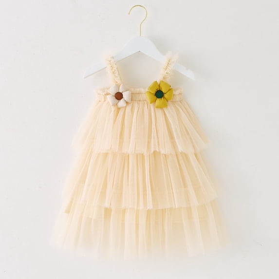 Dresses for Girls Casual Birthday Girl Dress Kids Fancy Dress for Girls 4T