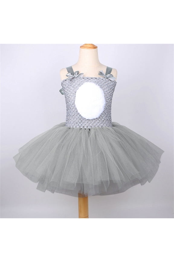 Dresses for Girls Floral Bee Fancy Easter Bunny Carnival Accessory Set Tutu Kids Outfits