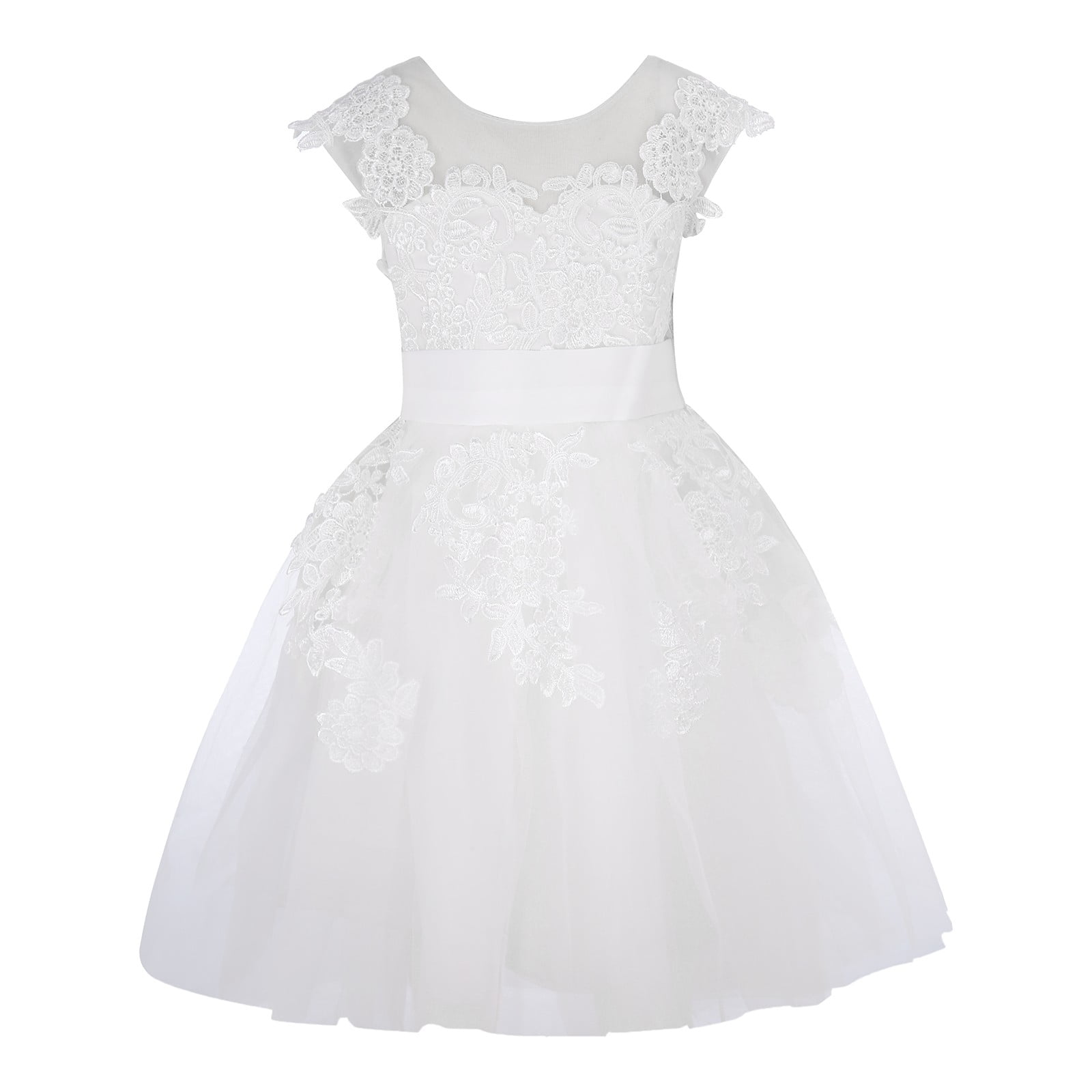 Dresses for Girls Formal Children'S Lace Tulle Wedding Flower Junior ...