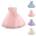 thumbnail image 1 of Dresses for Girls Girls Party Dress Girls Dress Baby Dress Bowknot Christening Gown For Everyday Wear 3 12 Years Kids Clothing, 1 of 4