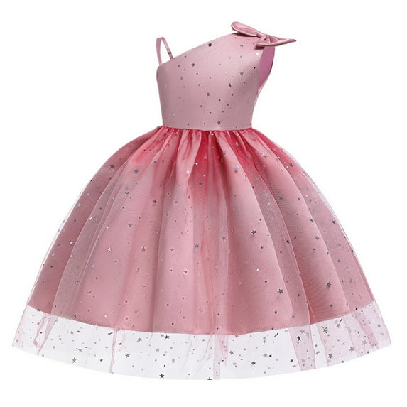 Dresses for Girls Summer Birthday Dress Kids Girls Formal Dresses 6-7 Years