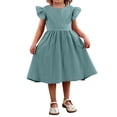 thumbnail image 1 of Dresses for Girls Summer Birthday Girl Dress Kids Easter Dresses for Girls 5-6 Years, 1 of 3