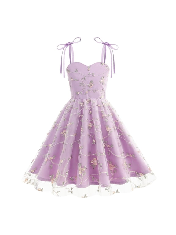 Dresses for Kids Cute Princess Dress Elegant Spring Dress 2025 Party Dress Beige 9-10 Years