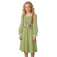 thumbnail image 1 of Dresses for Toddler Girls MedievalLong Sleeve French Court Elegant Party Gown Fashion Outfits, 1 of 4