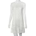 thumbnail image 1 of Dresses for Women 2024 Beach Lace Fashion Tassel Short Mini Casual Sleeveless Elegant Womens Dresses, 1 of 4