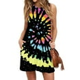 thumbnail image 1 of Dresses for Women 2024,Clearance Women Fashion Summer Casual Sleeveless Round-Neck Printing Dress Loose Dress, 1 of 6
