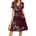 thumbnail image 1 of Dresses for Women Casual Dresses V-Neck Party Summer Dress 2023 with Pockets, 1 of 5