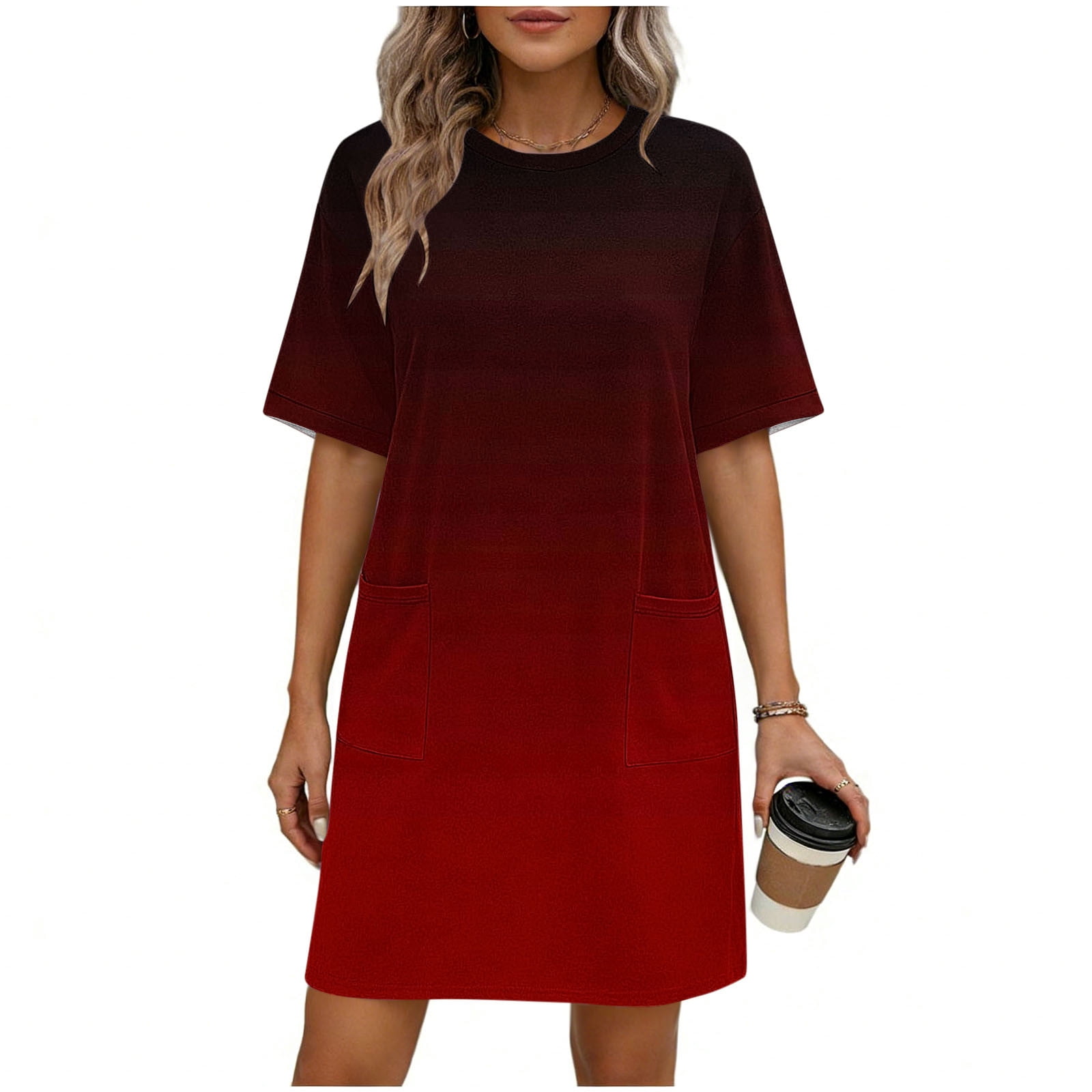 basic casual dresses Amazon.com: Returns and Refunds My Orders Womens Summer Solid Loose Flowy Sundress Short Sleeve Midi Dress Pocket Scoop Neck Aline Outfit(Black,XX-Large) : Clothing, Shoes & Jewelry high heels and necklaces Women Summer Dress Casual Short