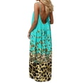 thumbnail image 1 of Dresses for Women Summer Casual Floral Backless Maxi Dress Sleeveless Spaghetti Strap Flowy Sundress for Beach Vacation Party, 1 of 6