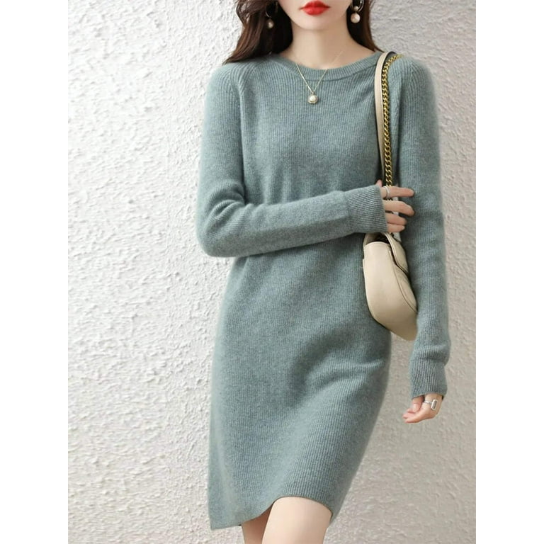 Gray wool dress winter dress maxi dress 0764# Gray wool dress winter dress maxi dress 0764#