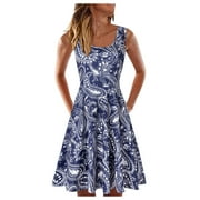 LILIY Knee Length Dress Modest Green Cute One Shoulder Dresses Boho Dress Sexy Casual Dresses Garden Plus Size Swing Dresses Boho Dress