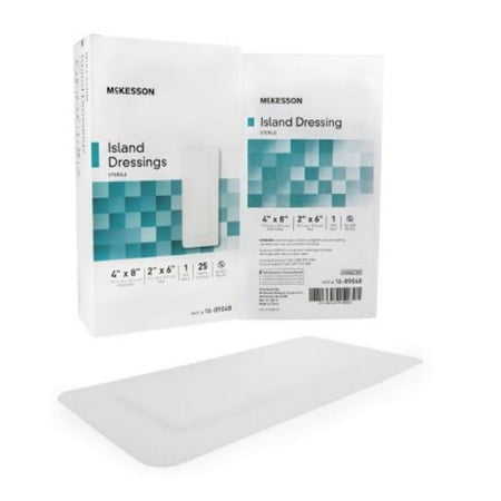 Dressing, Island Border-Gze Str Lf 4X8" (Units Per Box: 25)