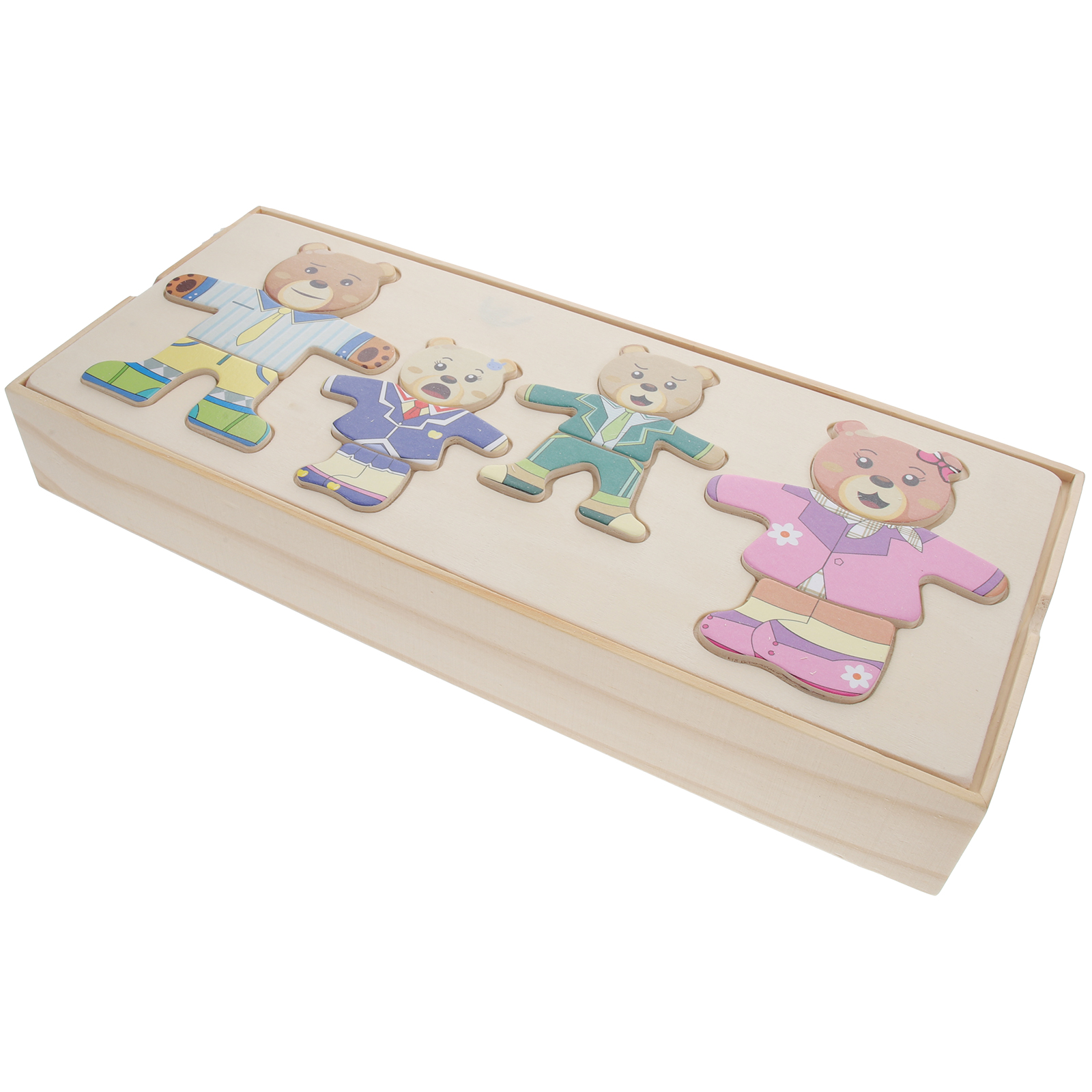 Dressing Puzzle Change Clothing Animal Puzzles Kids Playsets