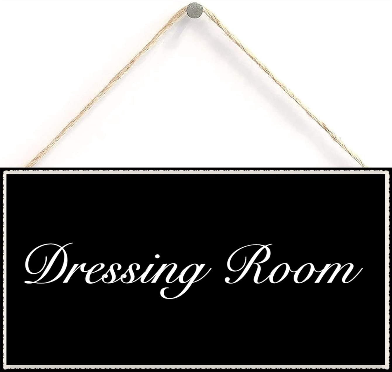 Dressing Rooom Sign Dressing Room - Decorative Wood Sign Home Decor,Wall Art,12 x 8 Inch ...