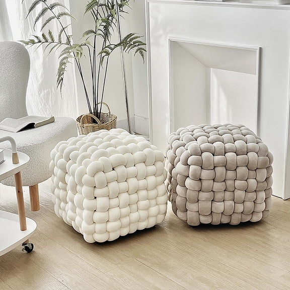 Dressing Stool, Living Room Coffee Table Stool, Footrest, Leg Rest, Sofa Stool, Doorstep Shoe Changing Stool