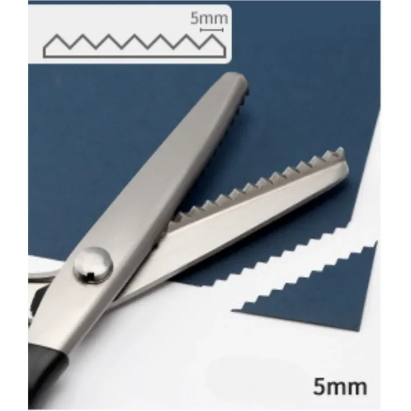Triangle Pattern Scissors Dressmaking zig zag cut Tailor's Scissors Sewing Shears Stainless Steel ...