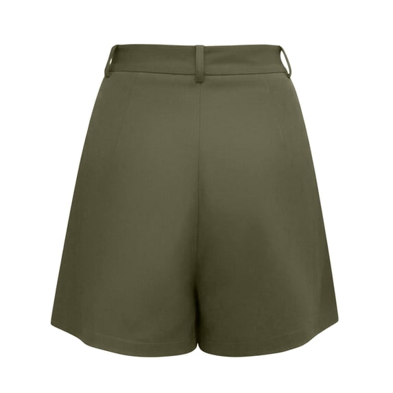 Dressy 2026 Summer Shorts For Women Elastic High Waisted Wide Leg Business Casual Work Shorts With Pockets Office Professional Pants