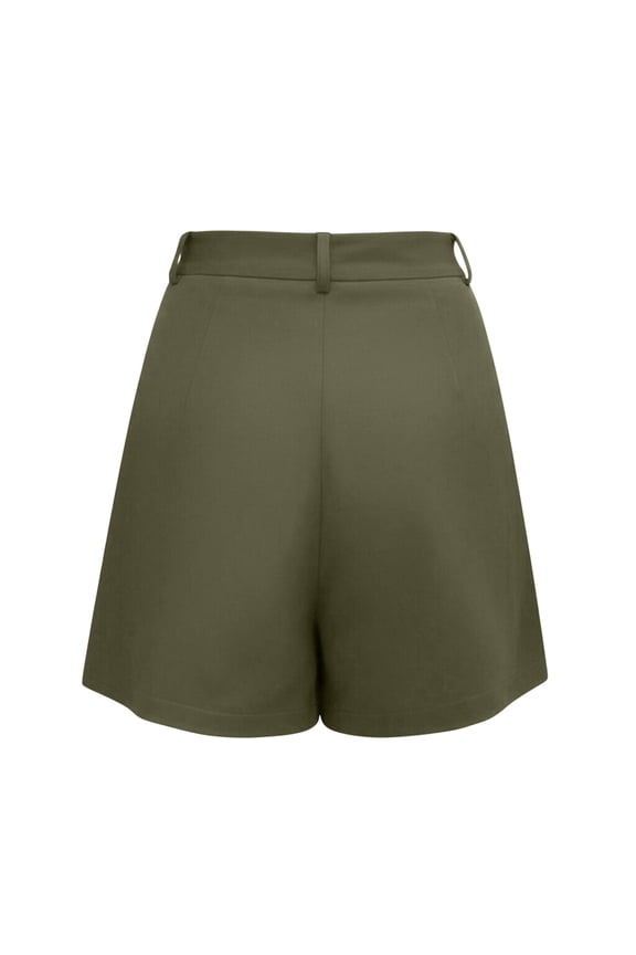 Dressy 2026 Summer Shorts For Women Elastic High Waisted Wide Leg Business Casual Work Shorts With Pockets Office Professional Pants