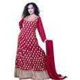 thumbnail image 1 of Dressy Anarkali with gold work in front and back, 1 of 3