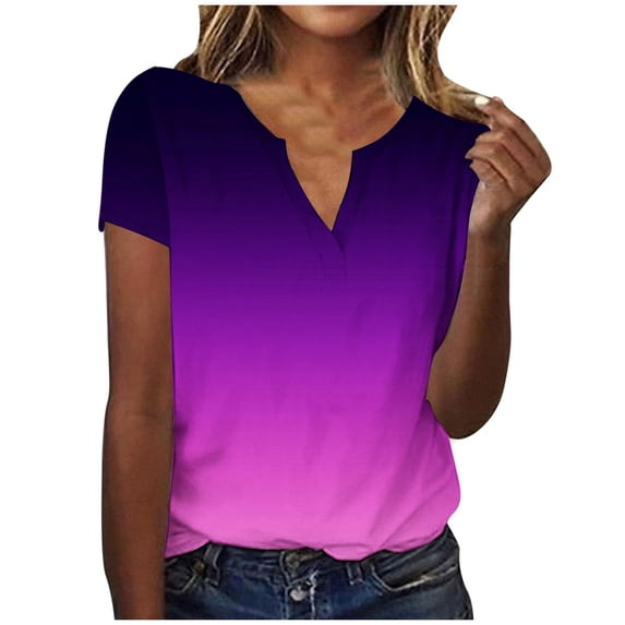 Dressy Blouses for Women Work Professional Tunic Shirts to Wear with Leggings Hawaiian Shirts Blue