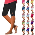thumbnail image 1 of Dressy Casual Capri Pants for Women - Trendy Lightweight Stretchy Knee Length Ladies Clothing, 1 of 5