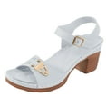 thumbnail image 1 of Fukaraa Hollow Platform Sandals 2025 Women Wedge Ankle Strap Office Comfort, 1 of 6