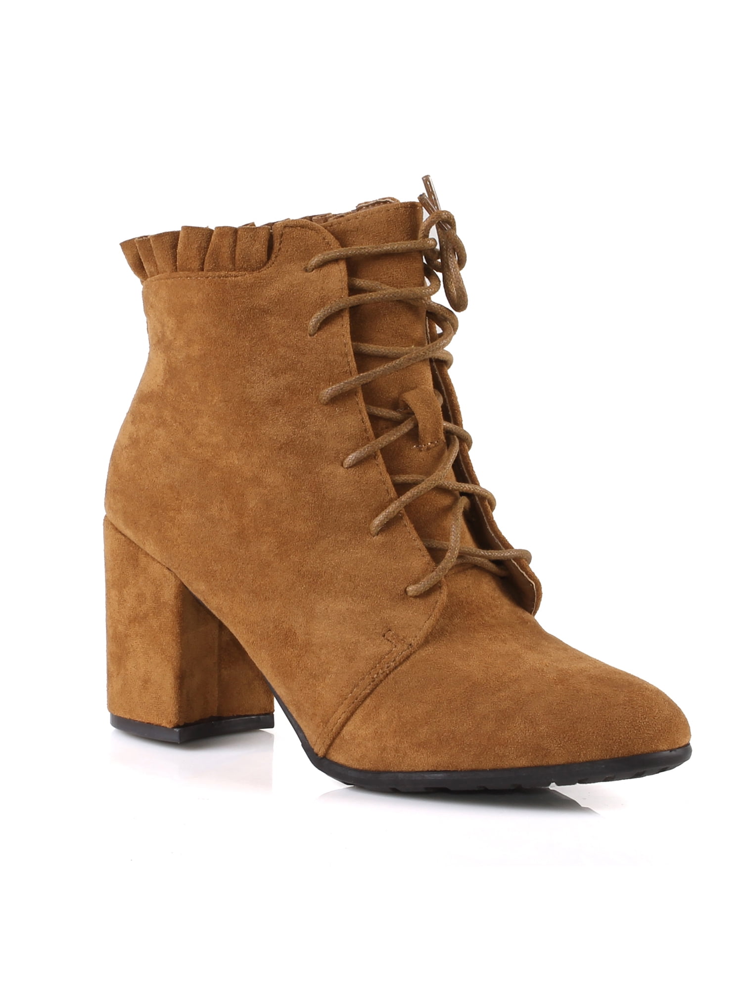 Tan tie hotsell up booties