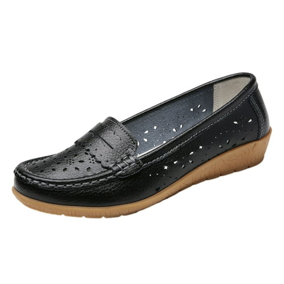 Dressy Sandals Women Odoly Womens Sandals Women's Fashion Casual Summer Style Slip-On Lightweight Non-Slip Shoes Casual Toe Shoes Black
