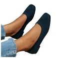 thumbnail image 1 of Dressy Shoes for Women 2025 Comfortable Square Toe Ballet Flats Soft Casual Work Slip on Walking Low Heels, 1 of 6