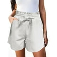 thumbnail image 1 of Dressy Shorts for Women, Linen Shorts,Stylish Women's Shorts Casual Summer Travel Daily Beach Comfort Fit Lightweight Pants, 1 of 4