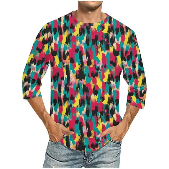 Dressy Summer Tops for Men 2025 Men Blouses Elegant Casual Short Sleeve Shirts for Men Graphic Tees Sleeveless Tops For Men Blue Try Before You Buy