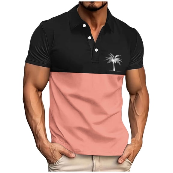 Dressy Summer Tops for Men 2025 Mens Blouses Dressy Casual Petite Mens Plus Size T Shirts Loose Fit Mens Sports Tops Xl Summer Button Boho Top