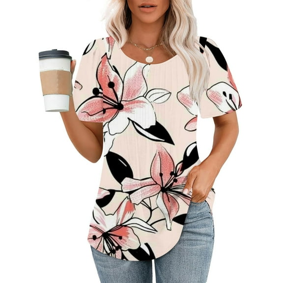 Dressy Summer Tops for Women 2025 Work Out Shirts Gym Loose Long Tee Shirts Womens Graphic
