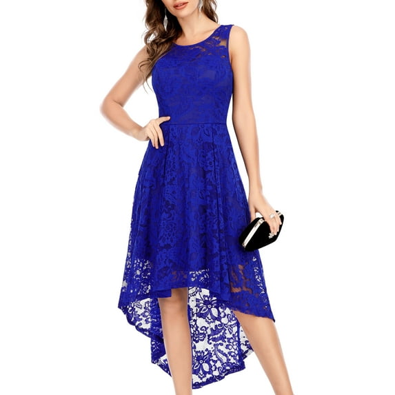 Dressystar Women Floral Lace Homecoming Dresses Female Knee-Length Cocktail Party Dress
