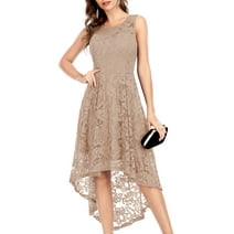 QUYUON Cocktail Dresses for Women Evening Party Knee Length Dress ...