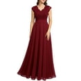 thumbnail image 1 of Dressystar Women Lace Wedding Bridesmaid Dress Female Floor-Length Formal Party Gown, 1 of 6