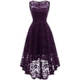 thumbnail image 1 of Dressystar Women Vintage Floral Lace Sleeveless Hi-Lo Swing Formal Cocktail Party Dress, 1 of 6