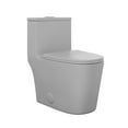 thumbnail image 1 of Dreux One Piece Elongated Dual Flush Toilet in Matte Grey 0.95/1.26 GPF, 1 of 14