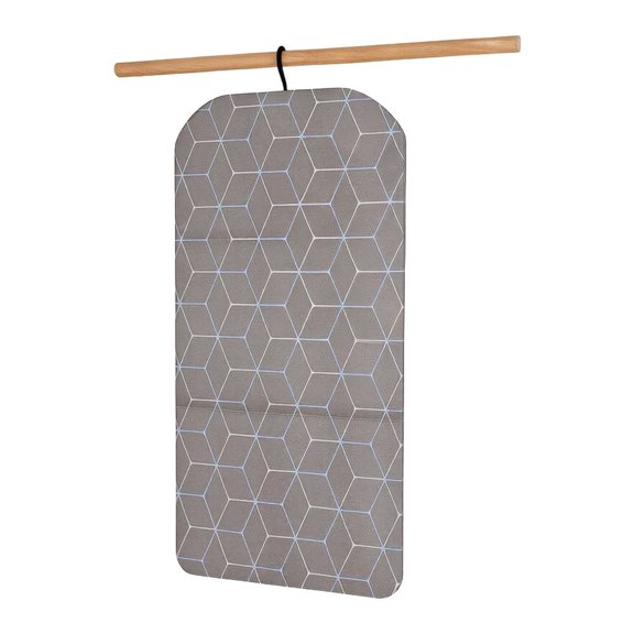 Drevon Foldable Hanging Ironing Board Wall and Closet Mount Press Pad with Hook for Small Laundry Room Apartment and Travel