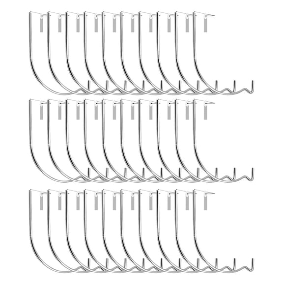 Drevon Picture Frame Hooks,Plasterboard Hooks, Tail tip Hooks for Bags 30 parks 30 pcs