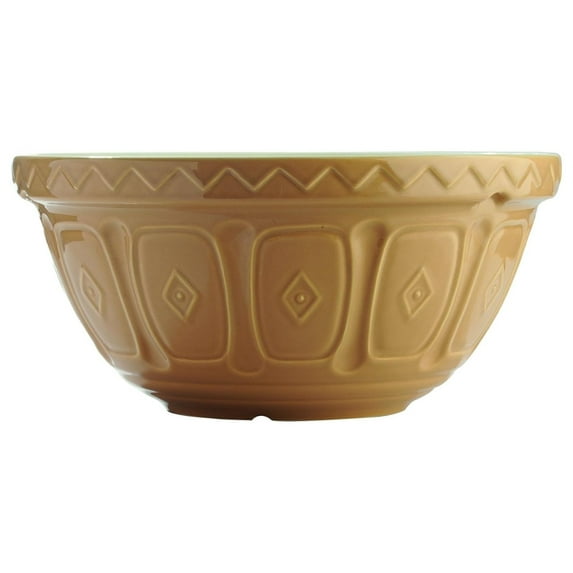 Drevy 11.4" Cane Mixing Bowl, Yellow