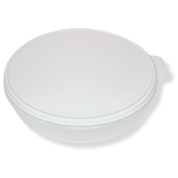Drevy 12" Round Pie Keeper Container Cloud White Seal