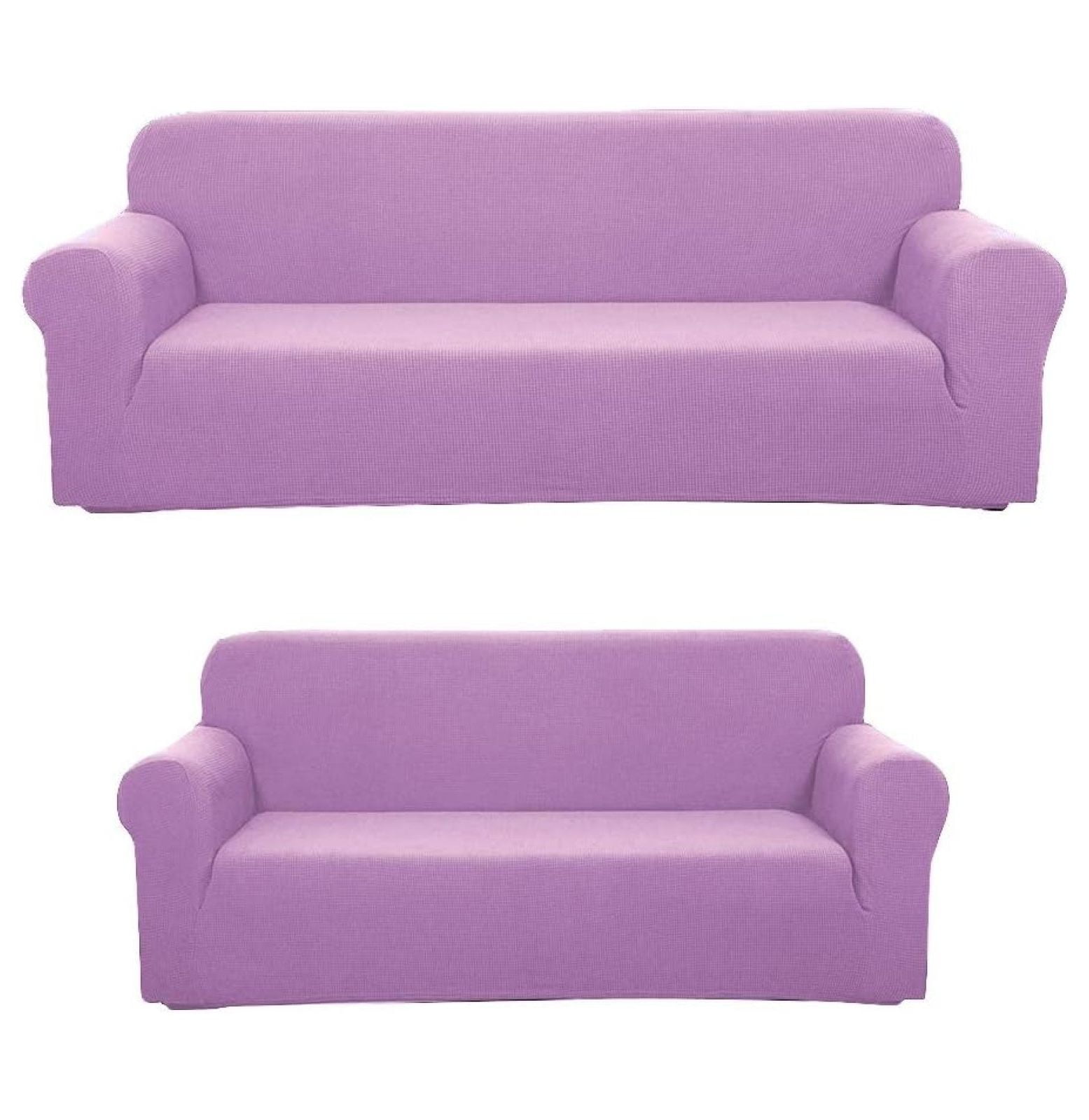 Drevy 2 Pieces Sofa & loveseat Cover 4 Way Stretch to fit Slipcover